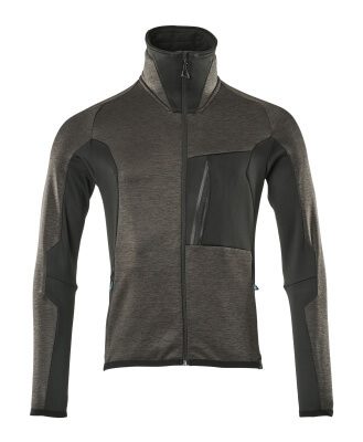 Fleece jumper with zipper - 1809 - 008