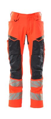 Trousers with kneepad pockets - 22210 - 222