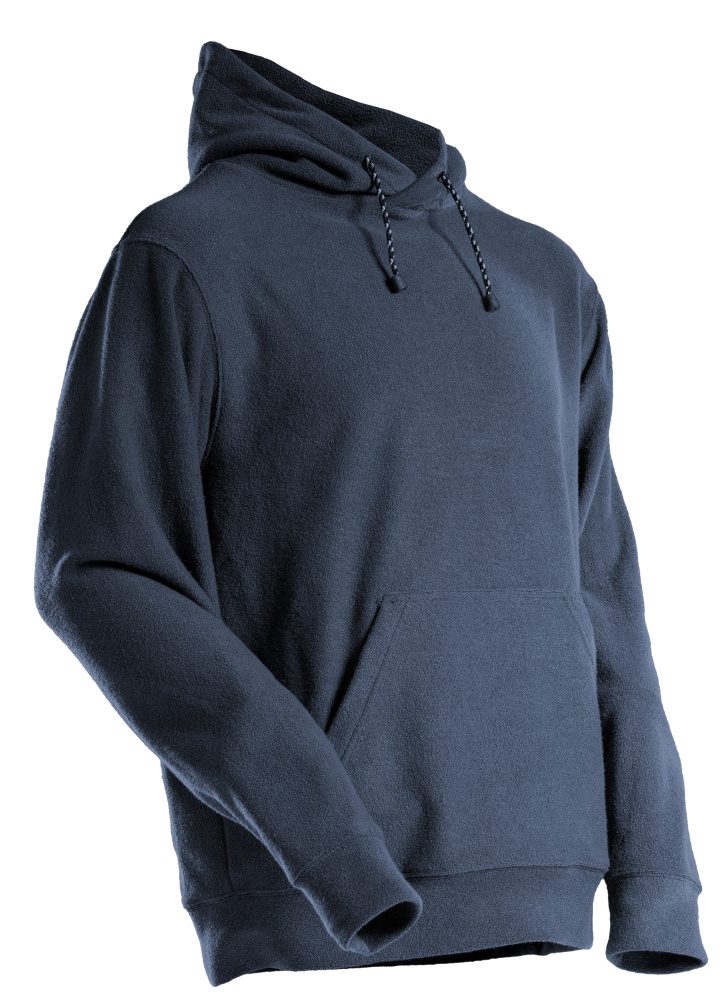 Workrite Uniform 394UT11NB-GE-M :: UltraSoft Fleece Sweatshirt w/ Hoodie,  Navy, GE Logo, Medium :: Rexel USA